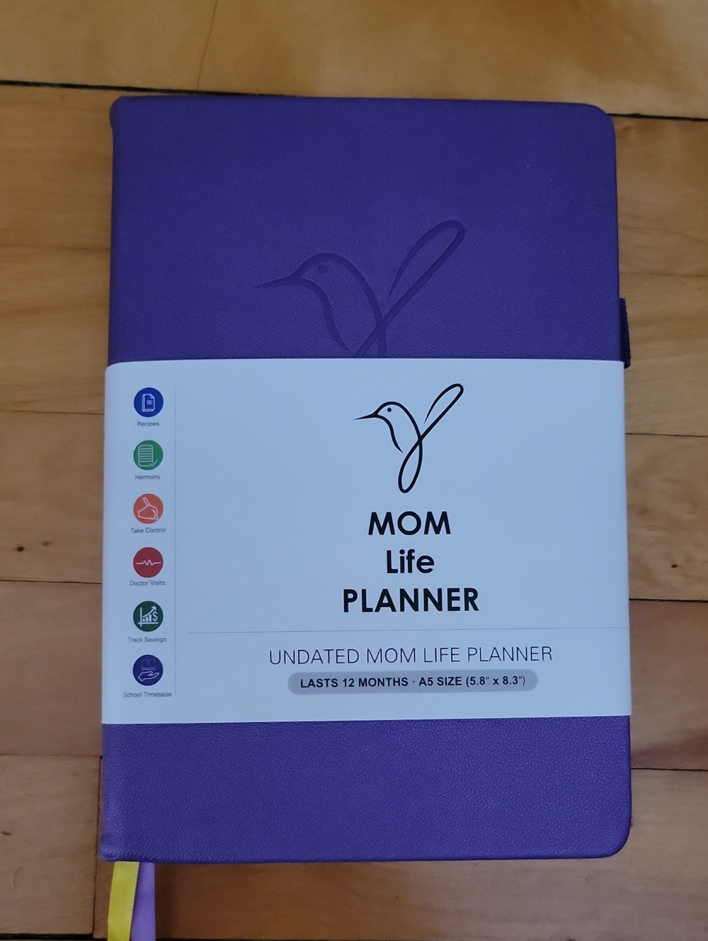 Mom Life Planner – Purple Undated Organizer by Simpor